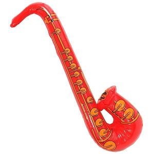 Inflatable Saxophone Red