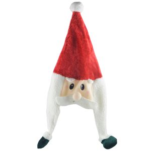Soft Santa Face Christmas Hat
