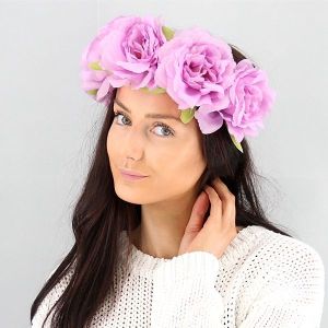 Stunning Lilac Garland Flower Headband
