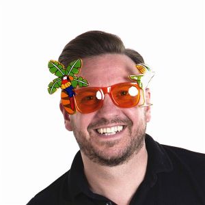 Tropical Palm Tree And Cocktails Sunglasses