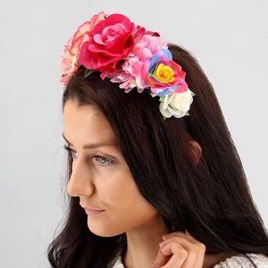 Tropical Mixed Flower Crown 