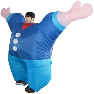 Super Size Popeye the Sailor Muscle Man Inflatable Fancy Dress Costume