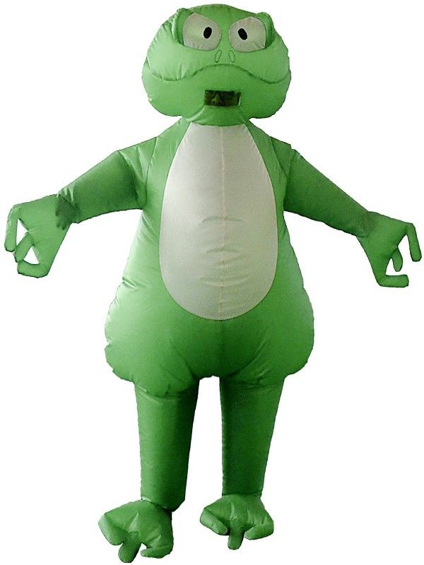 Big Green Frog Inflatable Fancy Dress Costume
