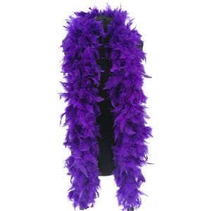 Deluxe Purple Feather Boa – 100g -180cm