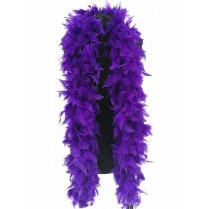Deluxe Purple Feather Boa – 100g -180cm