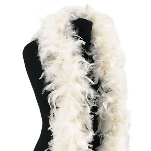 Deluxe White Feather Boa – 100g -180cm