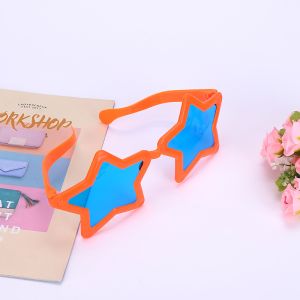 Giant Jumbo Star Shaped Party Glasses - Orange