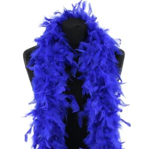 Luxury Royal Blue Feather Boa – 80g -180cm