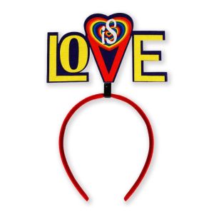 PridePop Rainbow Headband Fun LGBTQ Accessory for Pride Events - Love is Love 