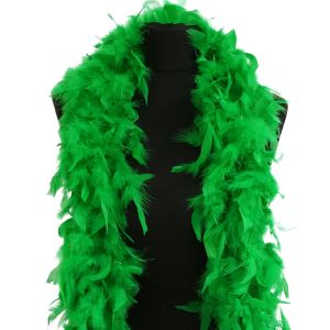  Luxury Green Feather Boa - 80g - 180cm 