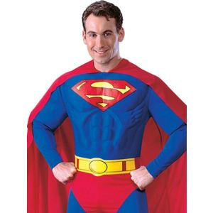 Adult Classic Superman Muscle Chest DC Fancy Dress Costume Size S
