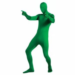 Adult Sized Second Skin Morf Suit In Green