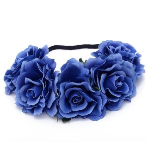 Beautiful Blue Garland Flower Headband 