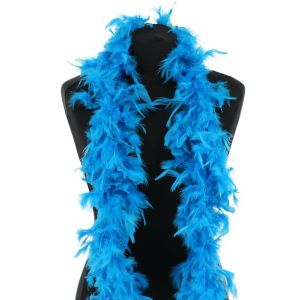 Beautiful Bondi Blue Feather Boa – 50g -180cm