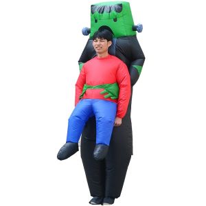 Big Frankie Monster Kidnap Inflatable Illusion Halloween Fancy Dress Costume