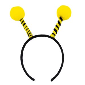 Bumblebee Antenna Pom Pom Headband