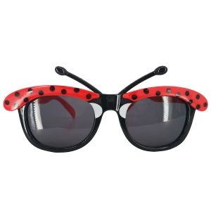 Cute Ladybird With Antennae Sunglasses