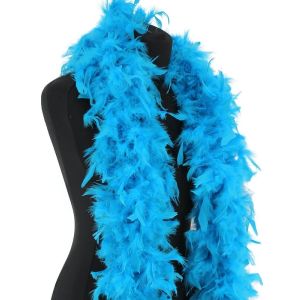 Deluxe Bondi Blue Feather Boa – 100g -180cm