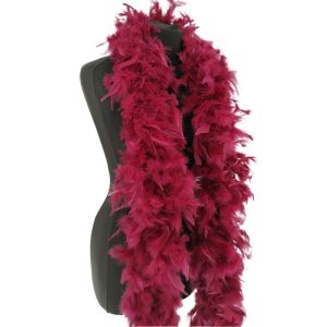 Deluxe Burgundy Red Wine Feather Boa – 100g -180cm