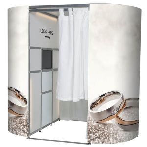 Two Wedding Rings Photo Booth Skins