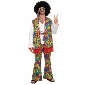 Groovy 60s 70s Men's Hippie Costume  