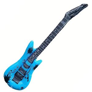 Inflatable Guitar Blue