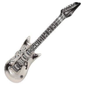 Inflatable Guitar Silver