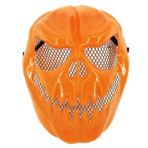 Creepy Pumpkin Jack O’lantern Style Face Mask Halloween Fancy Dress Costume