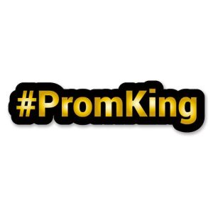 #PromKing Trending Hashtag Oversized Photo Booth PVC Word Board Sign