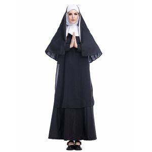 Holy Nun Fancy Dress Costume UK 8
