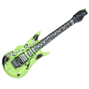 Inflatable Guitar Green