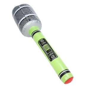 Inflatable Microphone Green