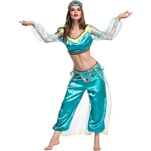 Adult Genie Princess Fancy Dress Costume UK 12