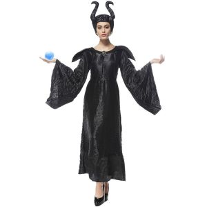 Ladies Evil Fairy Tale Movie Witch Halloween Fancy Dress Costume- UK 8
