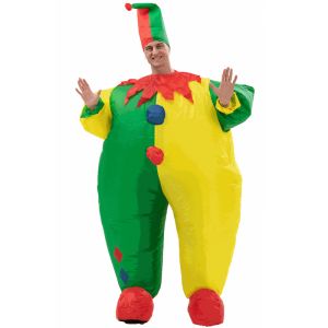 Larger than Life Jester the Clown Inflatable Fancy Dress Costume