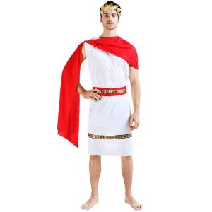 Male Greek God Warrior Fancy Dress Costume – One Size