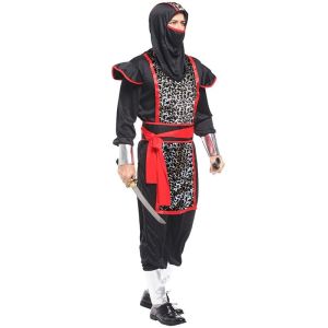 Male Ninja Assassin Fancy Dress Costume – One Size