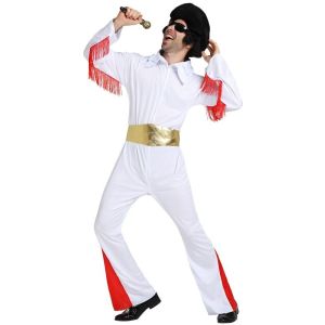 Elvis Style Male Rock ‘n’ Roll Music Icon Fancy Dress Costume – One Size