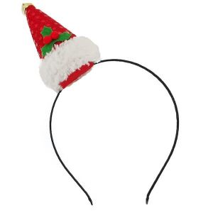 Mini Sequined Santa Hat Headbands in Various Styles