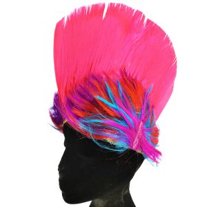 Mohican Wig Hot Pink 
