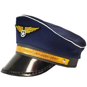 Navy Blue Pilot's Cap
