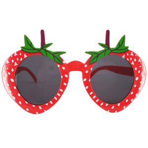 Novelty Red Strawberry Sunglasses