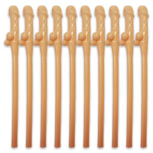 Willy Straw Nude (10 pack)
