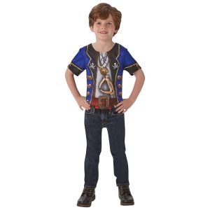 Rubie's Pirate Print Boy's World Book Day T-Shirt – Large 7-8 Years