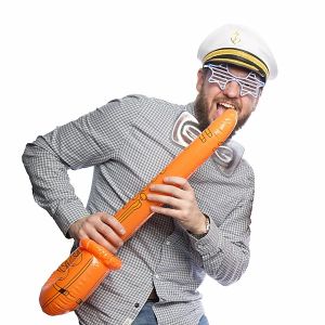 Inflatable Saxophone Orange