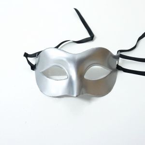 Shiny Eye Mask Silver