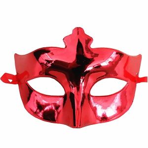 Shiny Masquerade Mask Red