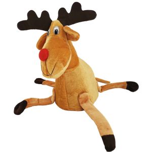 Soft Rudolph Christmas Hat With Legs