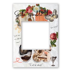 CUSTOM Vintage Vibes & Snapshot Smiles Fully Printed Posing Frame – No. 074