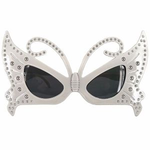 Beautiful White Butterfly Sunglasses